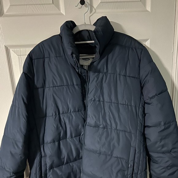 Old Navy Blue Puffer Jacket - Size XL - Picture 1 of 3